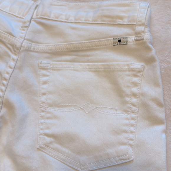 Lucky Brand Sienna Cigarette Slim Boyfriend White Jeans - Picture 5 of 15